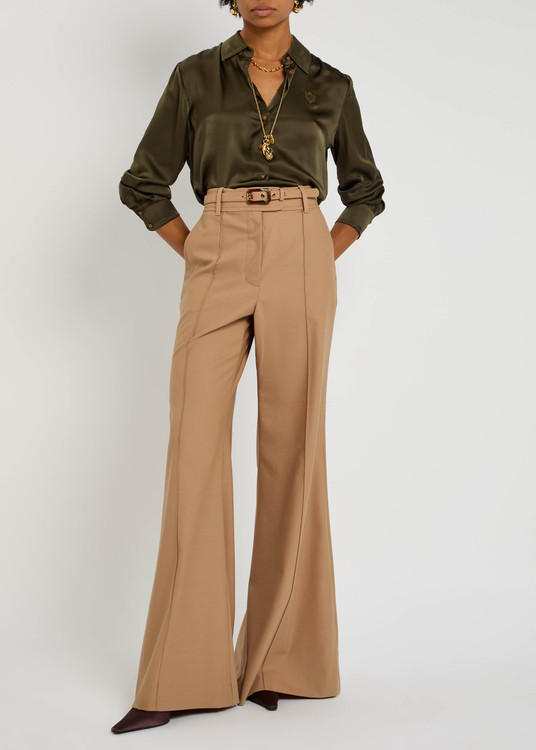 Hypnotic stretch-wool trousers