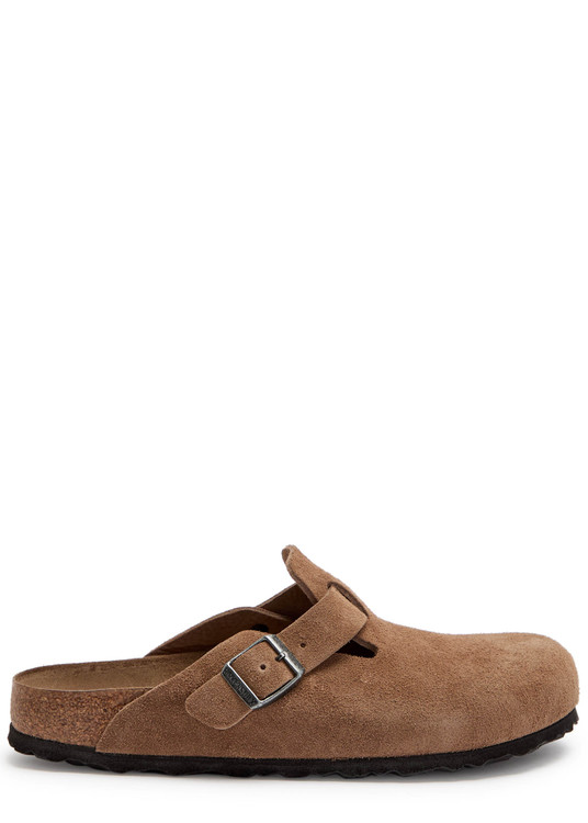 BIRKENSTOCK Boston shearling-lined suede clogs | Harvey Nichols
