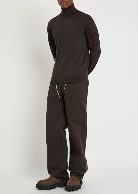 Ghost roll-neck wool top