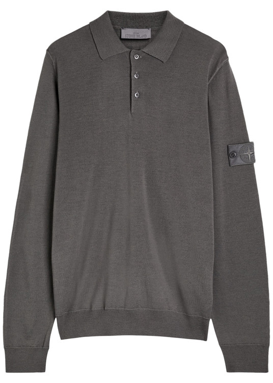 Ghost wool polo shirt