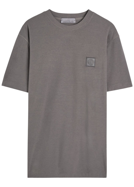 Ghost logo slubbed cotton T-shirt