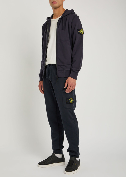 Hooded cotton sweatshirt