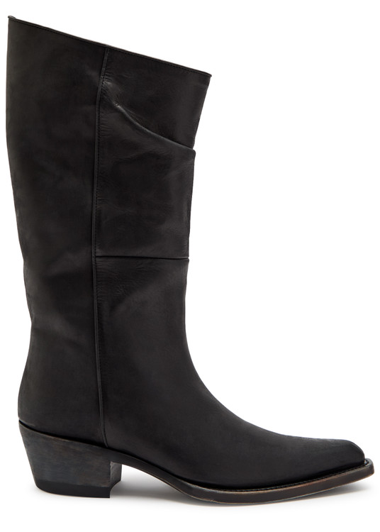 Clive 35 leather mid-calf boots