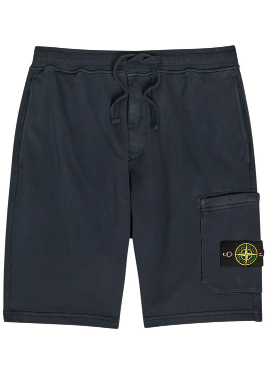Logo cotton shorts