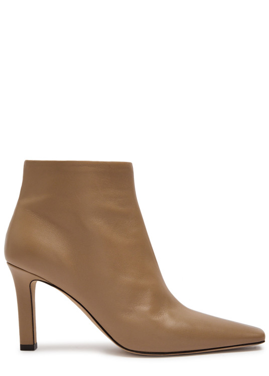 Carla 80 leather ankle boots