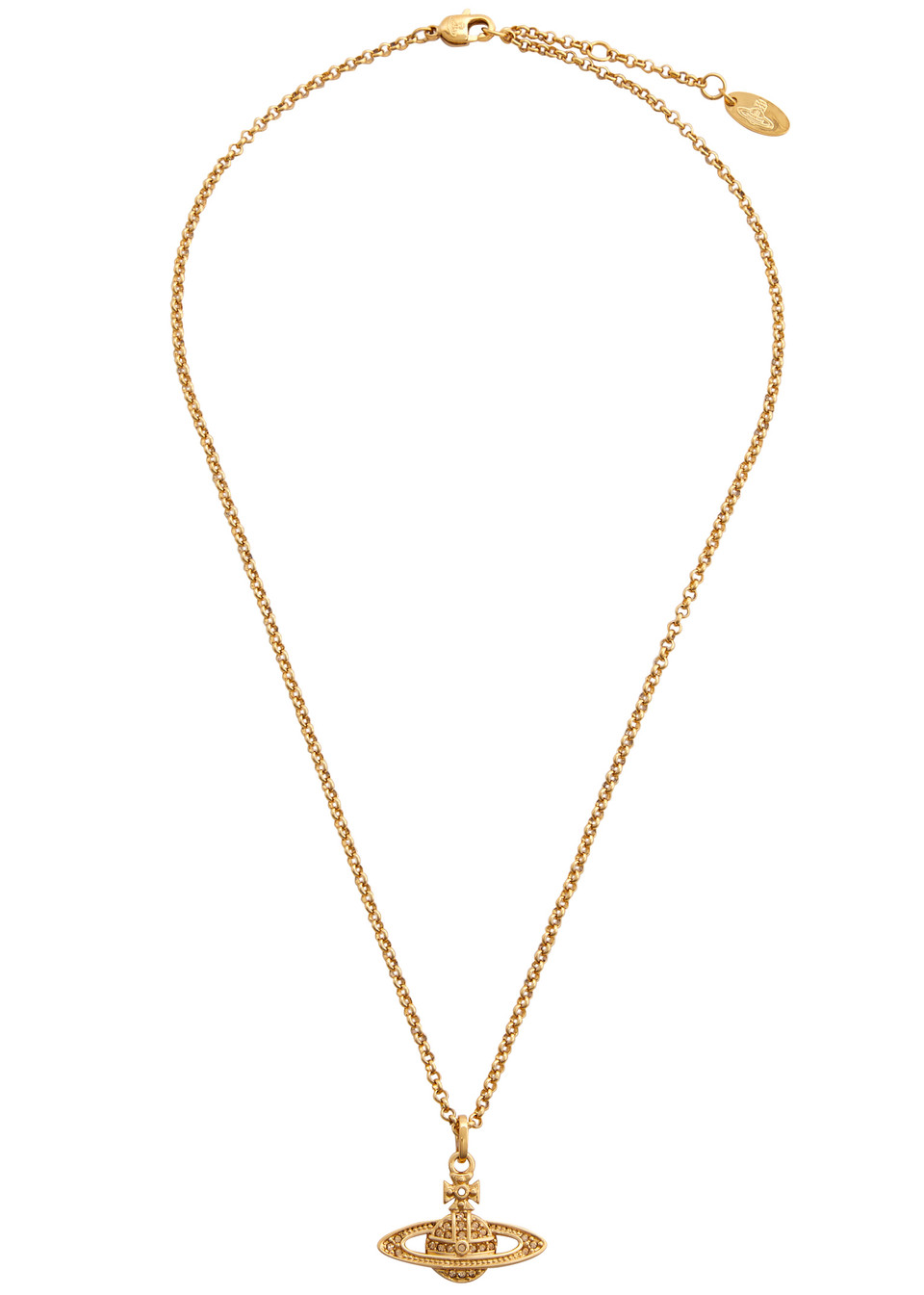 Mini Bas Relief Orb Necklace