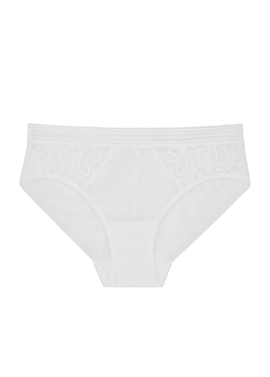 Wacoal Raffine Lace Briefs In White