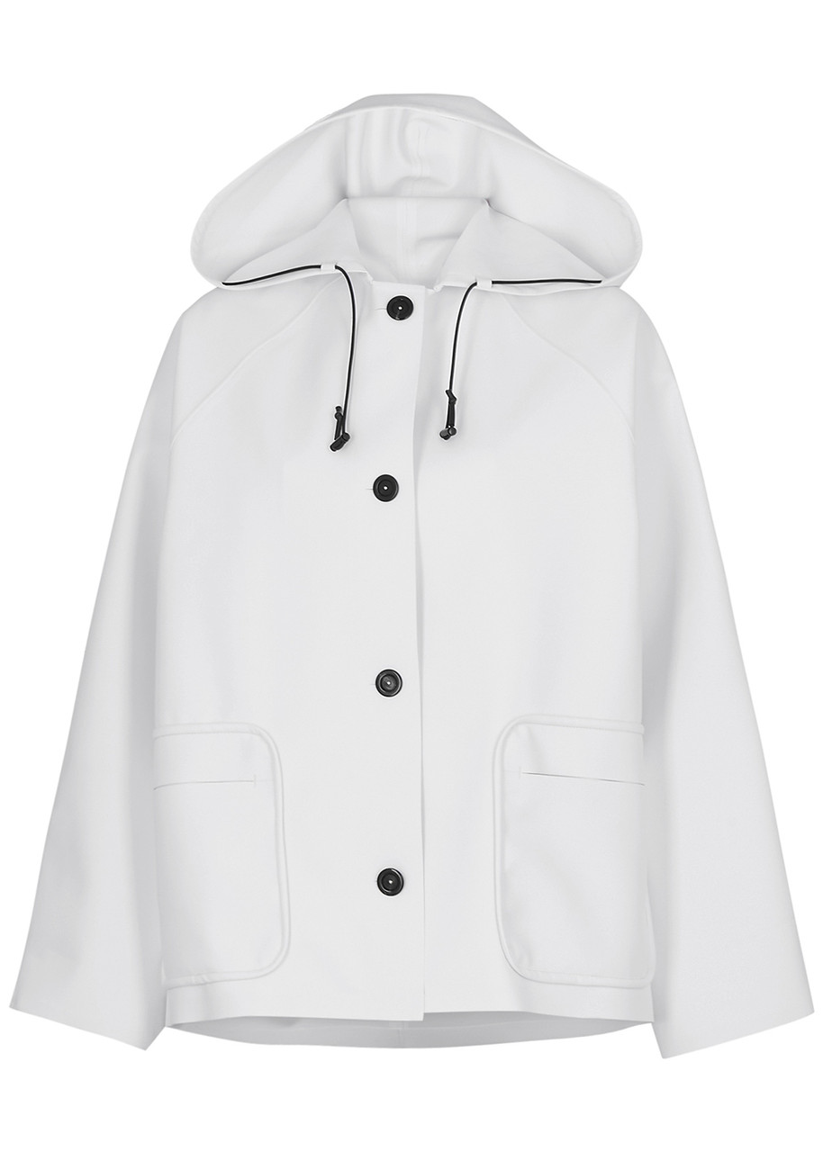 Kassl Editions Sailor Hip White Rubberised Jacket - S