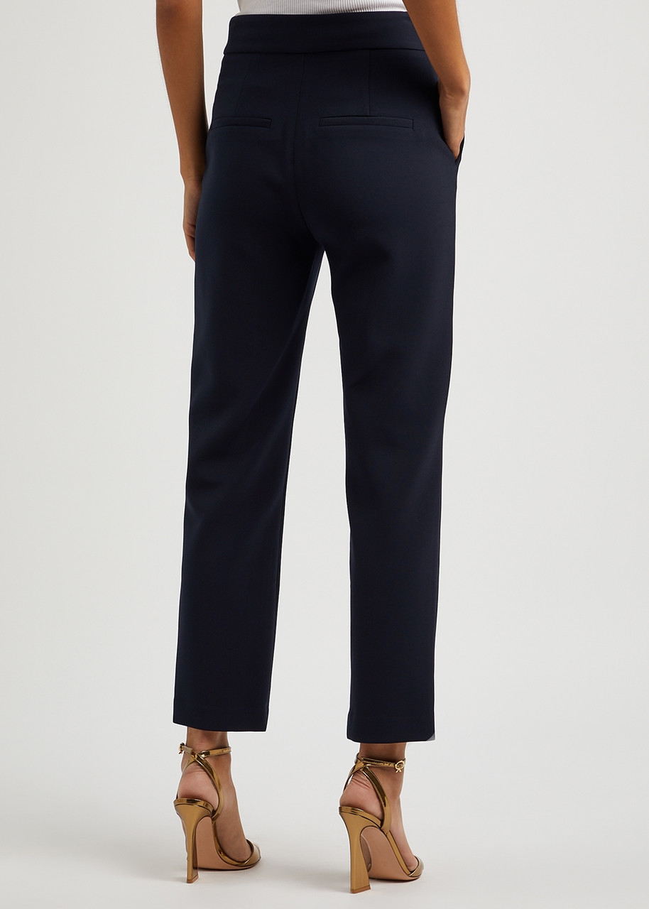  Veronica Beard Renzo Straight-leg Trousers - Navy - 12 