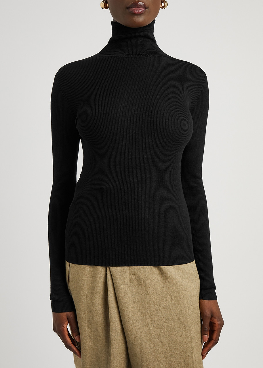 Day Birger Et Mikkelsen Sierra Roll-neck Wool Jumper In Black