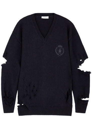 BALENCIAGA 21AW バックロゴ 刺繍 カシミヤ ニット ブラック 楽天市場】バレンシアガ（ニット・セーター｜トップス）：メンズ