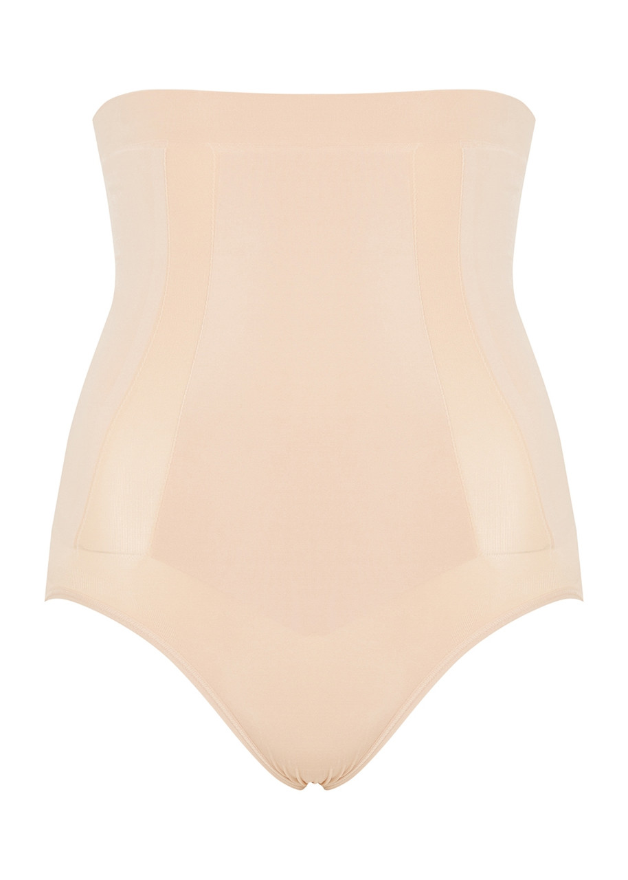 Spanx Oncore High-waisted Briefs In Nude