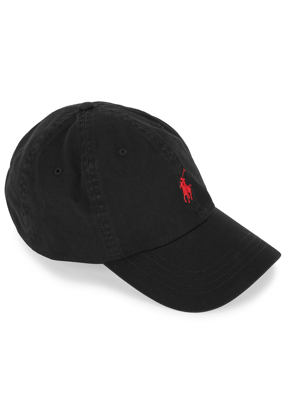 Polo Ralph Lauren Black Embroidered Twill cap