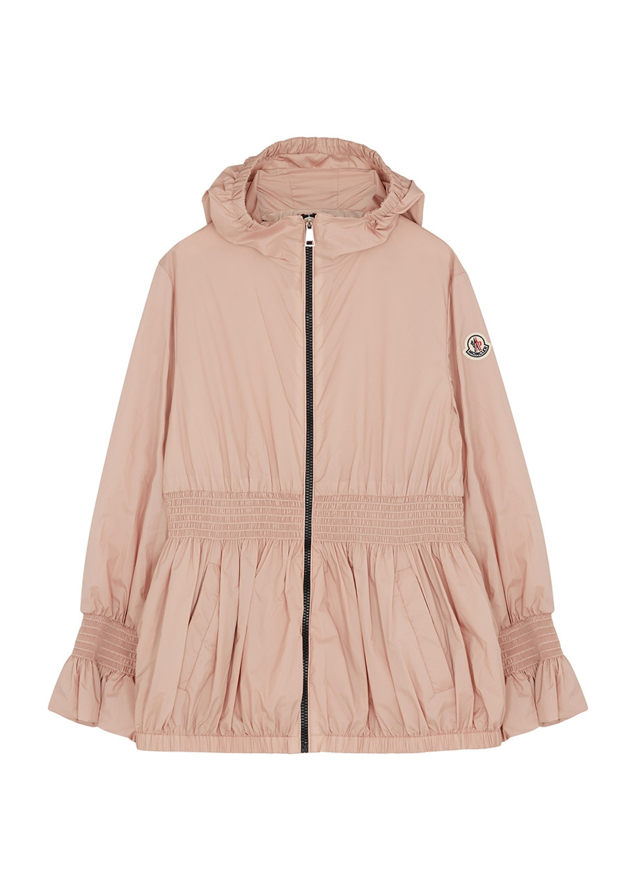 Moncler Kids Kamilet Pink Shell Jacket (12-14 Years) - Pink & Other