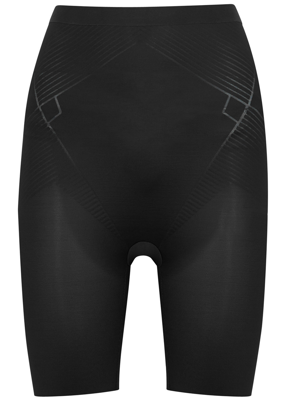 Spanx Thinstincts 2.0 High-waist Mid-thigh Shorts - Black - XS