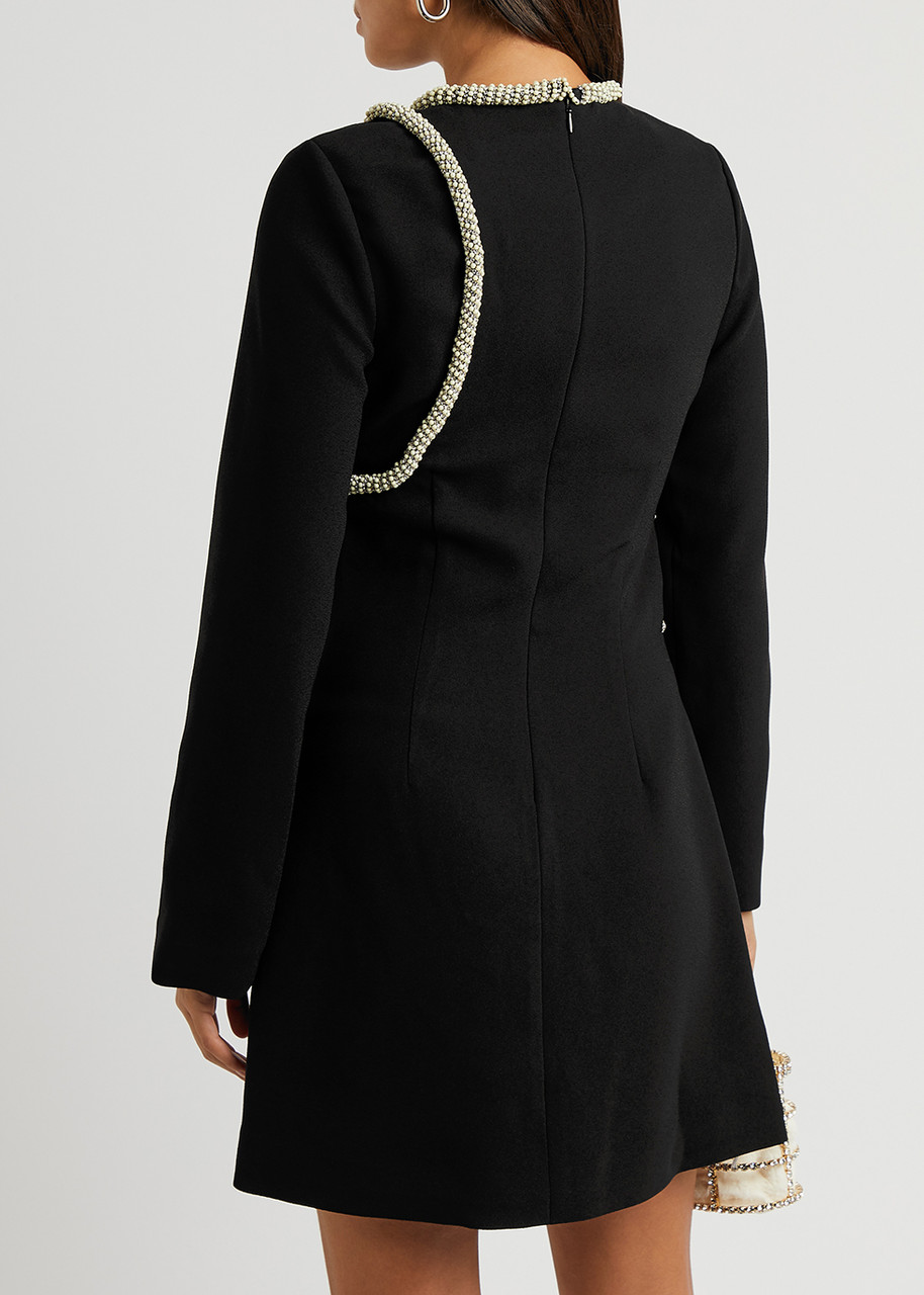  Simkhai Katharine Embellished Cut-out Mini Dress - Black - 6 