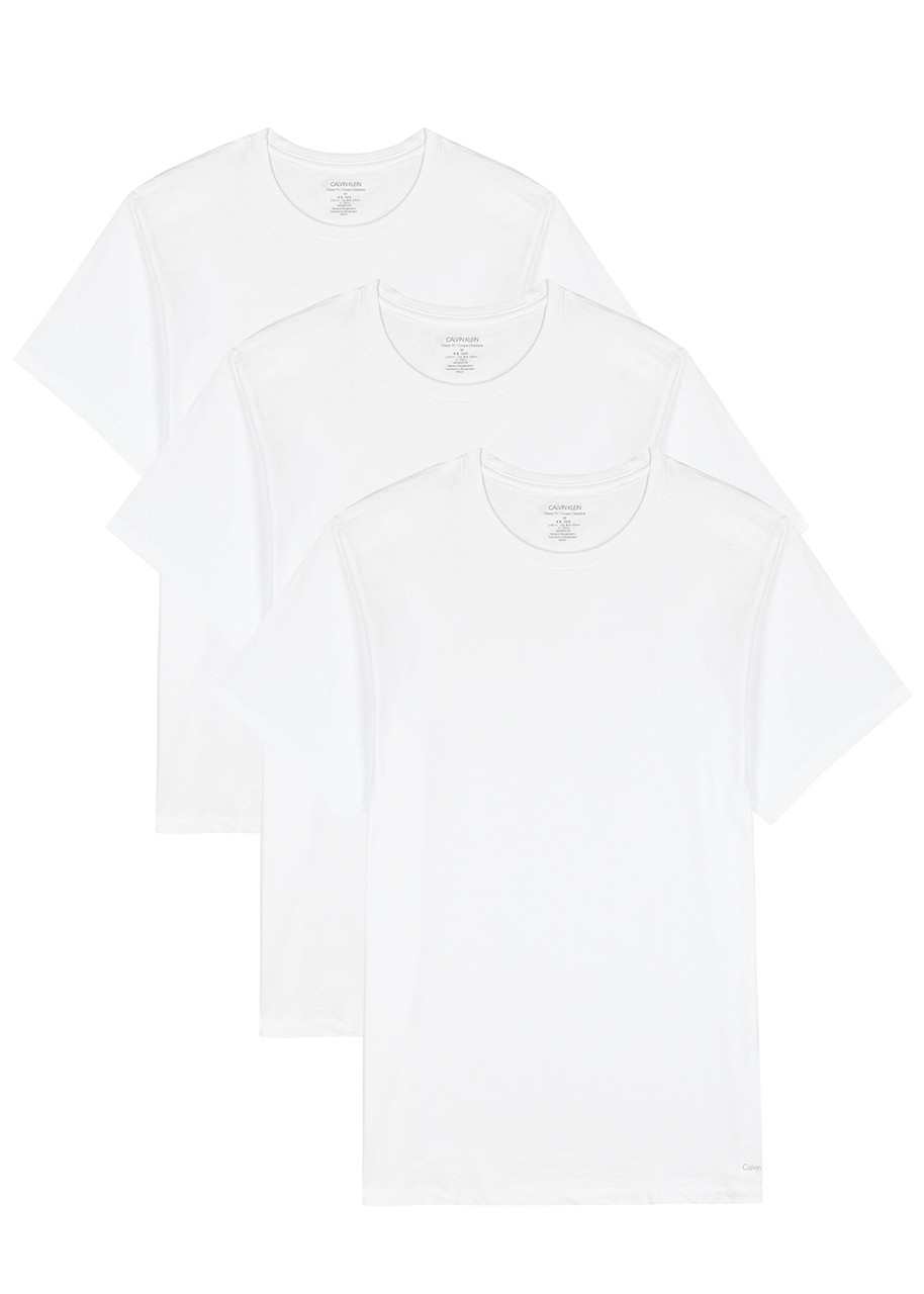 Calvin Klein Cotton-jersey T-shirt In White