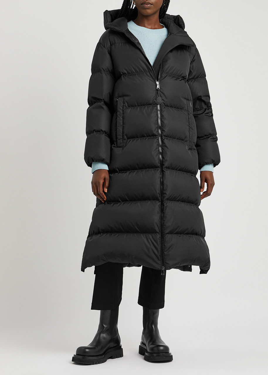  Moncler Catchet Black Quilted Shell Coat, Shell Coat, Black, Quilted - 3 