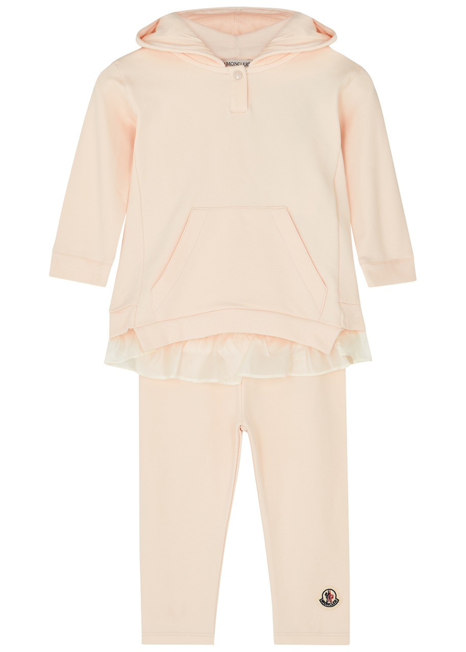 Moncler Kids Pink Cotton-blend set (9 months-3 Years)