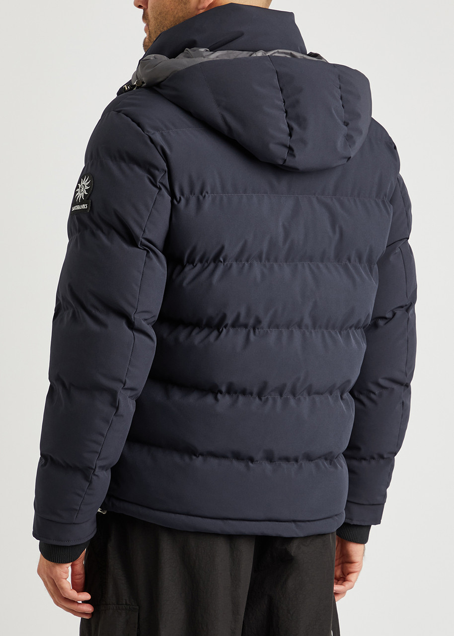  Sandbanks Core Quilted Matte Shell Jacket - Navy - S 