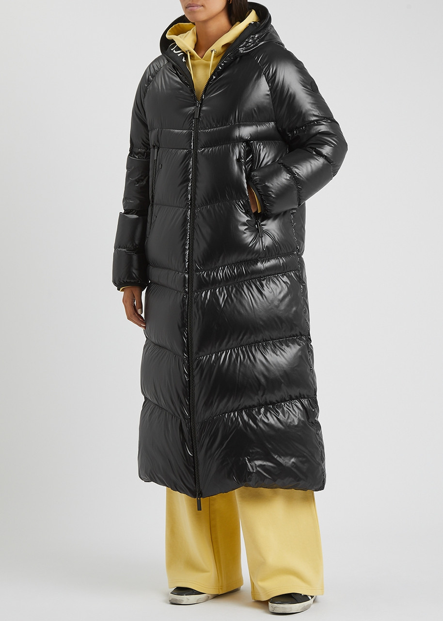  Moncler Chanon Black Quilted Shell Coat, Shell Coat, Black, Quilted - 1 