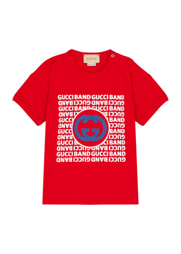 Gucci Tシャツ 24months 2歳 GUCCI KIDS Printed cotton T-shirt (1-36 months) | Harvey Nichols