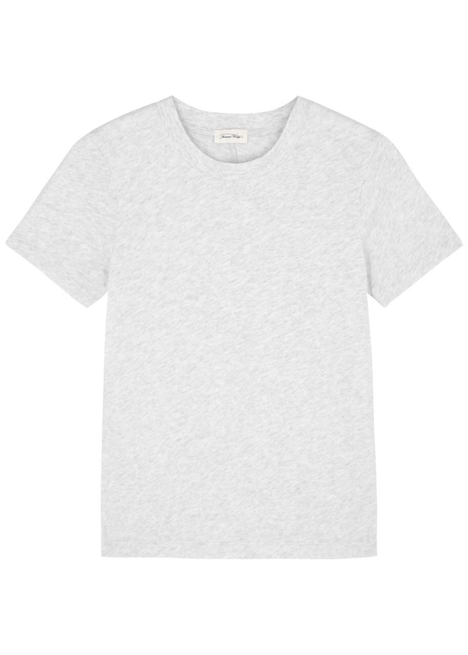 American Vintage T Shirt Sonoma Donna Arctic Melange In Light Grey