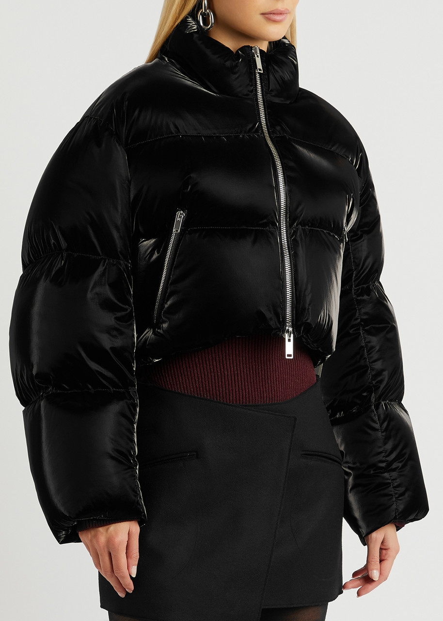  Khaite Fulman Quilted Shell Jacket - Black - M 