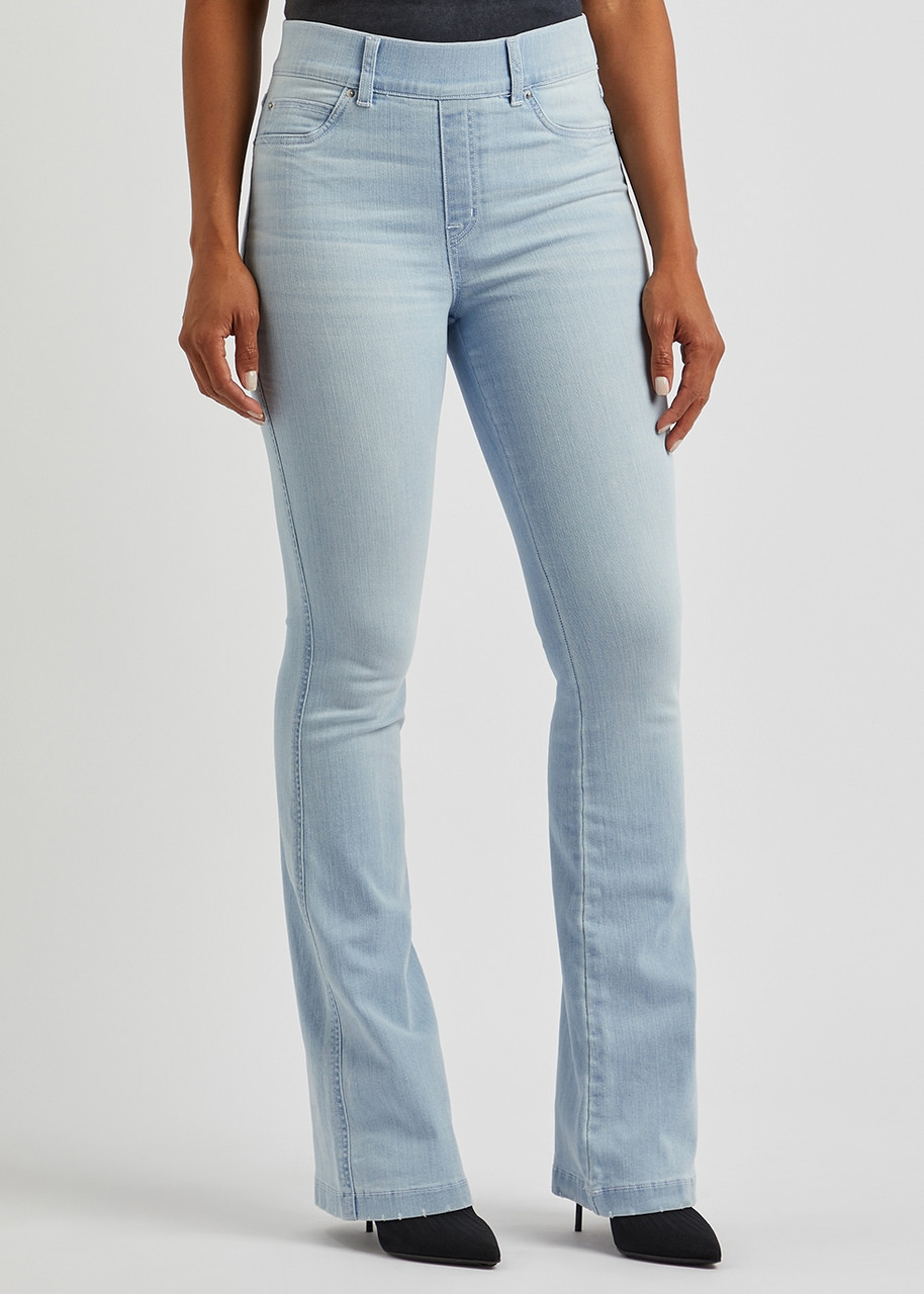  Spanx Light Blue Flared Jeans - S 