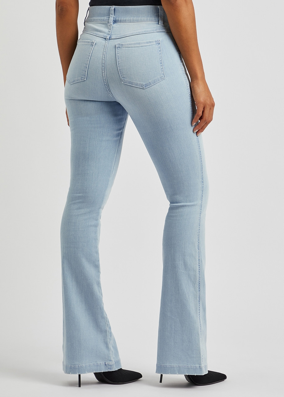  Spanx Light Blue Flared Jeans - S 