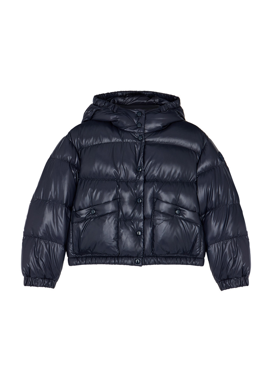 Moncler Kids Bardanette Navy Quilted Shell Jacket (4-6 Years)
