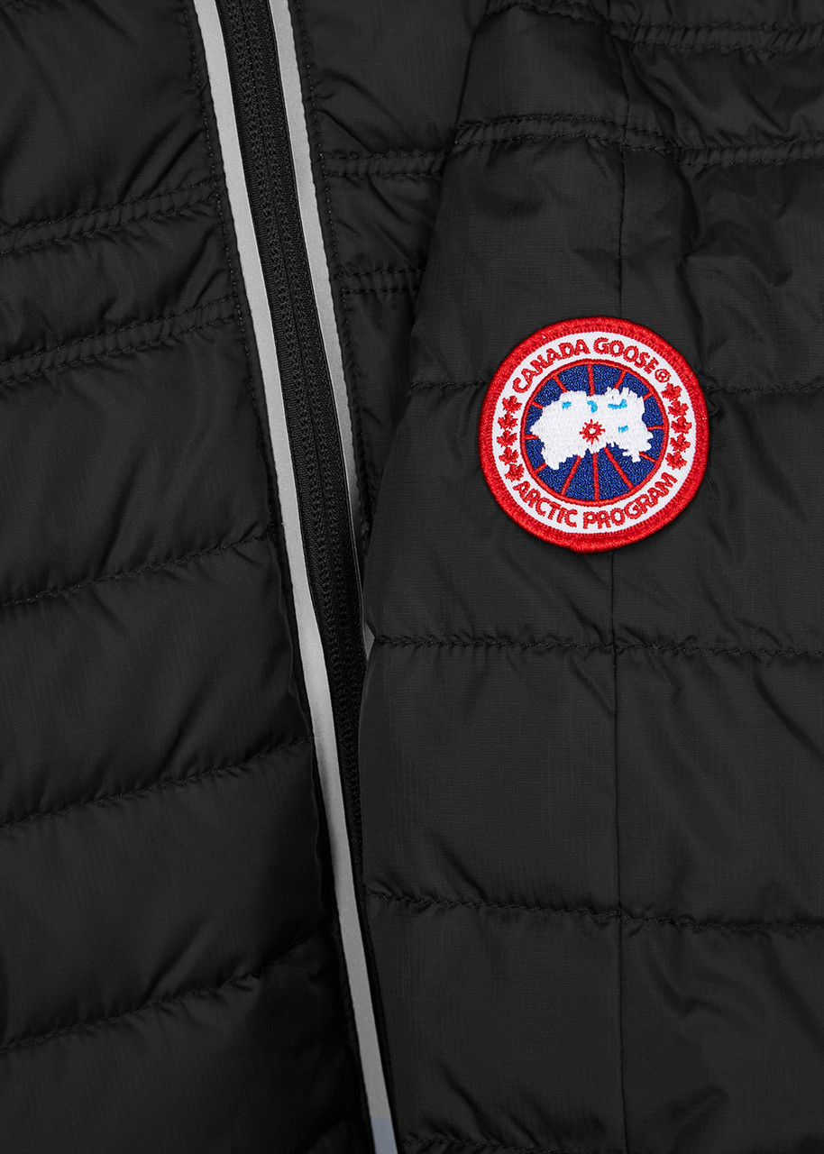  Canada Goose Kids Bobcat Black Quilted Shell Jacket, Jacket, Black 