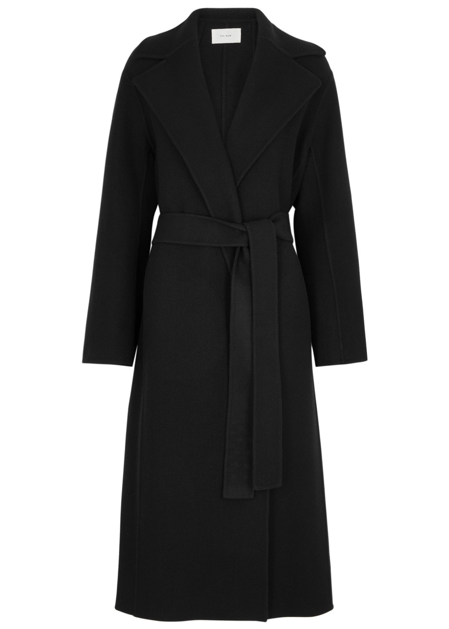 The Row Malika Wool-blend Coat - Black - M