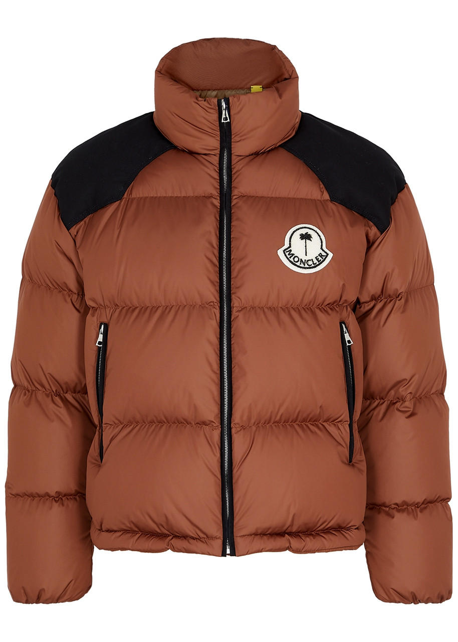 Moncler Genius 8 Moncler Palm Angels Nevin Quilted Shell Jacket - Brown - 5