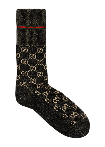 GUCCI GG cotton-blend socks | Harvey Nichols