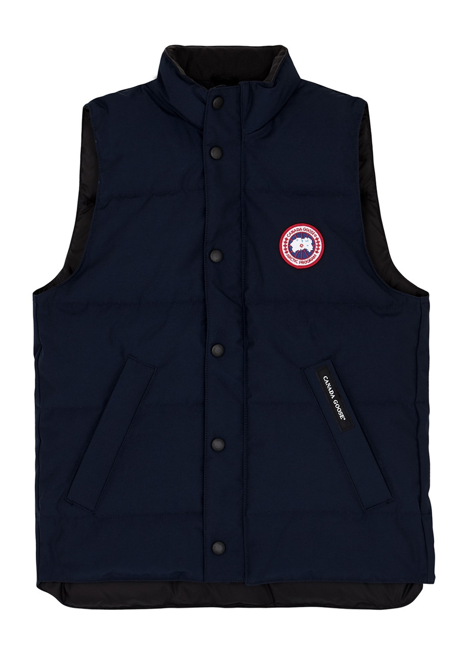 Canada Goose Kids Vanier Quilted Arctic Tech Shell Gilet, Gilet, Navy