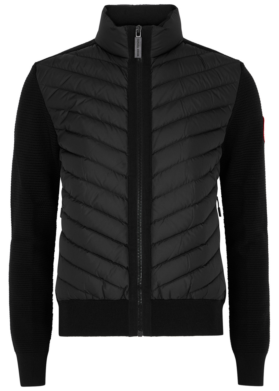 Canada Goose Hybridge Wool And Shell Jacket, Black, Jacket, Wool - S