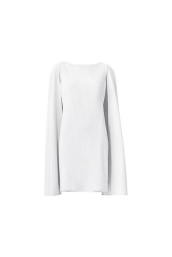 ADRIANNA PAPELL Structured cape sheath Harvey Nichols