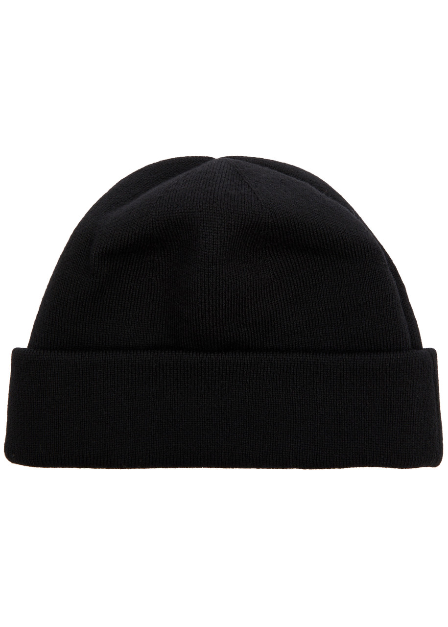  Gucci Logo Wool Beanie - Black 