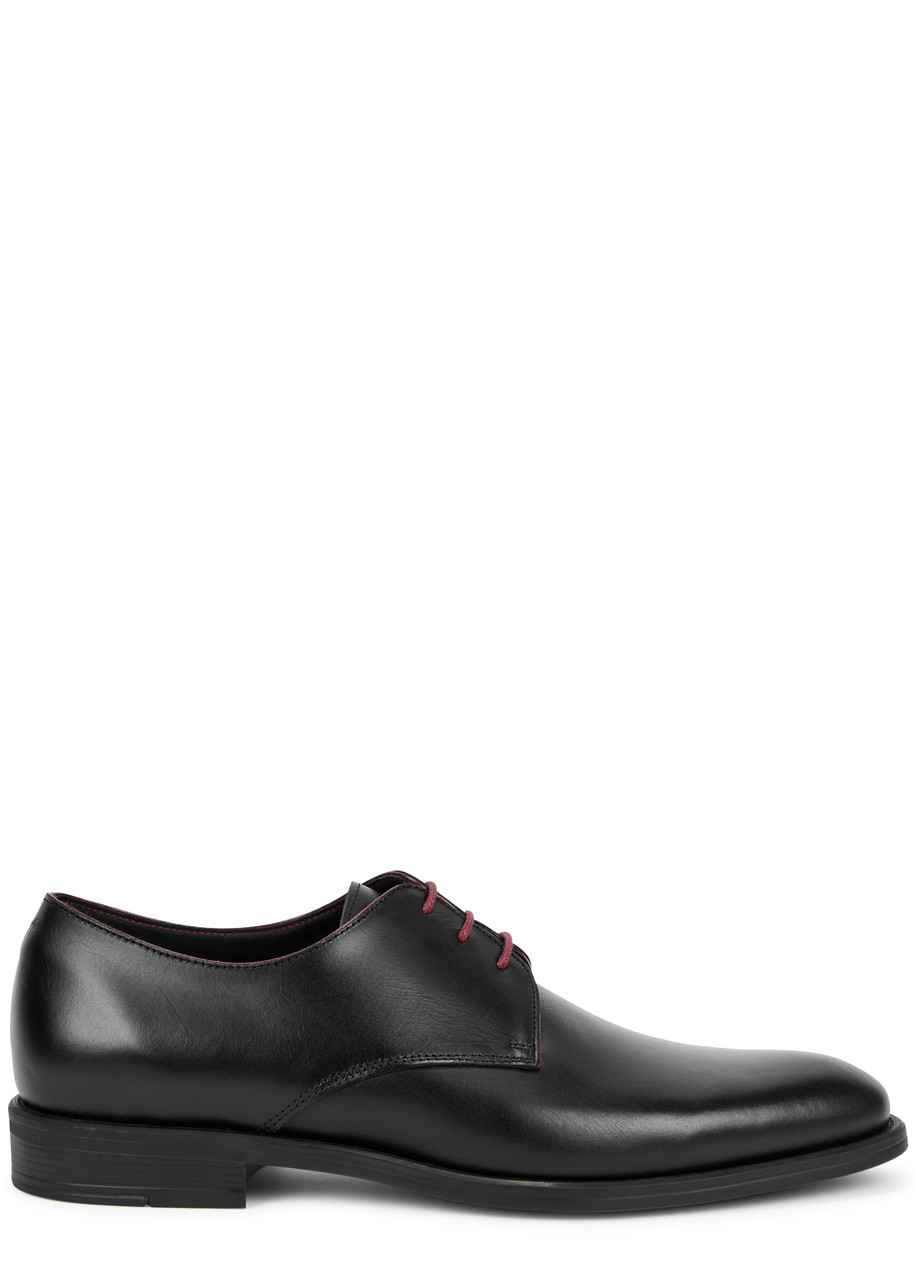 Paul Smith Bayard Leather Derby Shoes - Black - 8