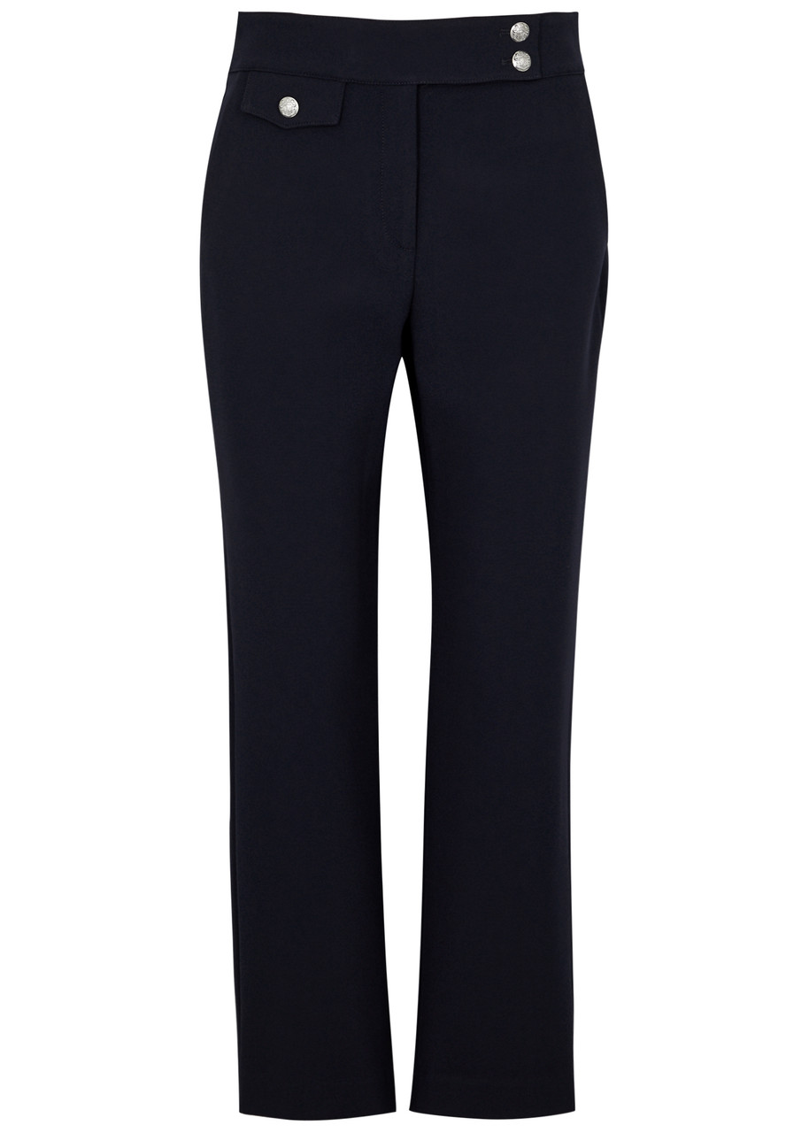 Veronica Beard Renzo Pant Black In Navy