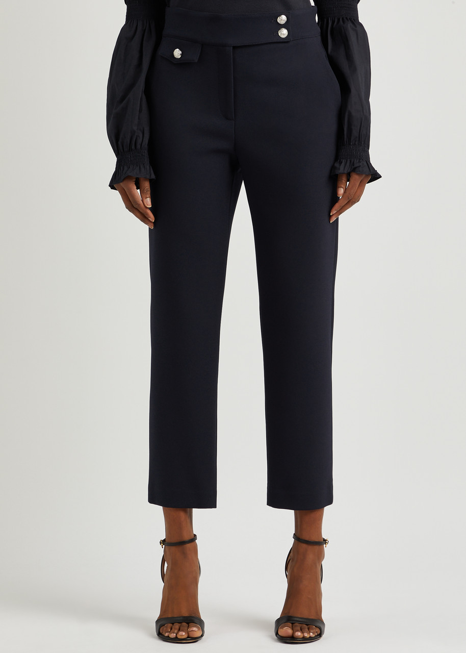 Veronica Beard Renzo Pant Black In Navy