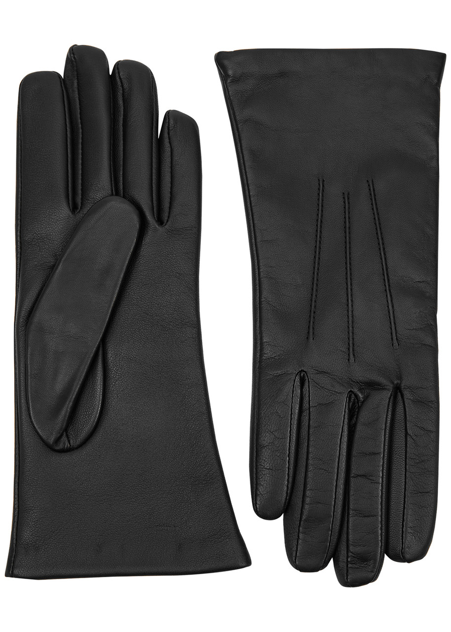 Dents Maisie Leather Gloves In Black