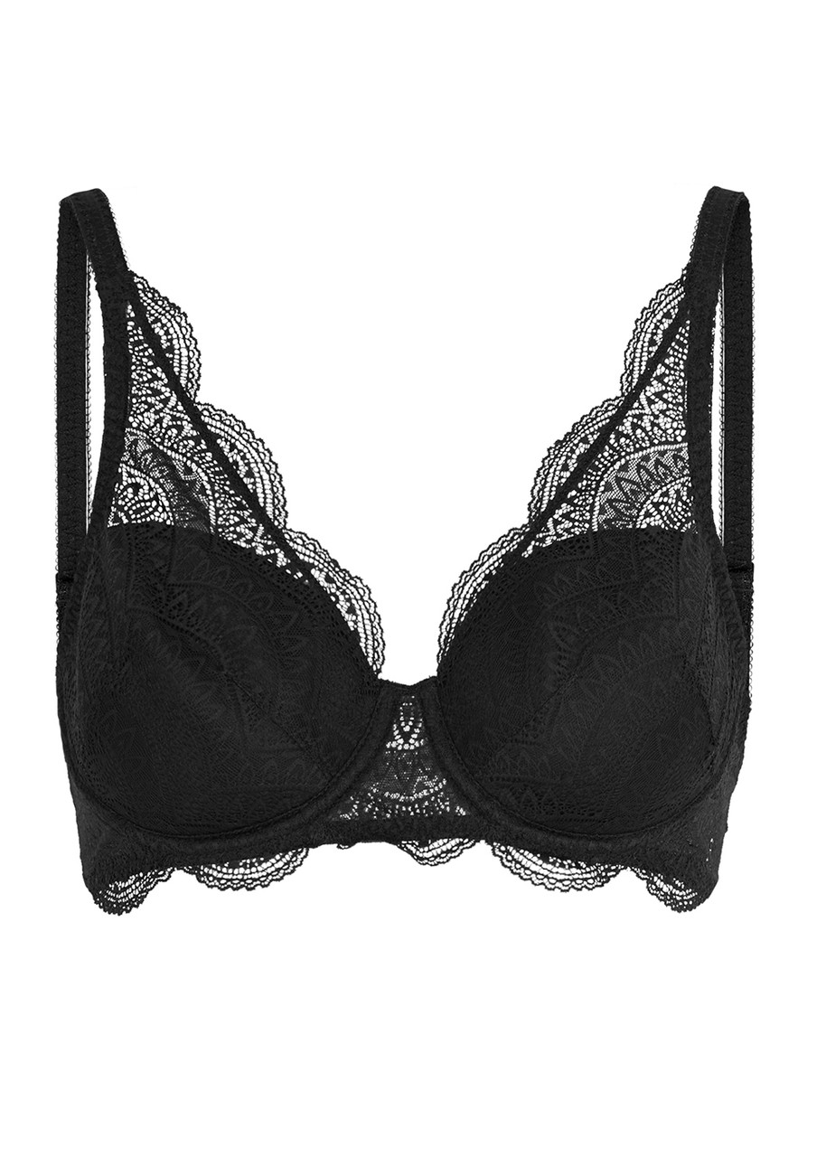 Simone Perele Exotica Scalloped Lace Demi Bra - Bergdorf Goodman