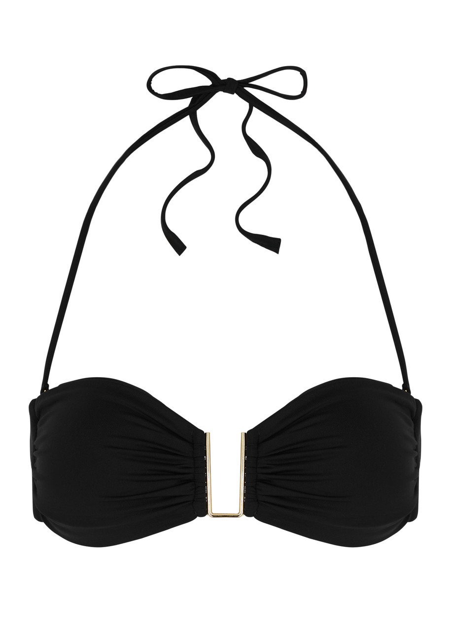 Melissa Odabash Barcelona Bandeau Bikini Top, Bikini Top, Black - 8