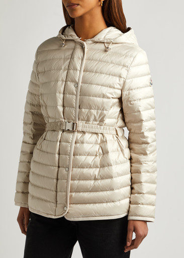 25SS MONCLER Oredon ホワイト White Oredon Hooded Mid-Length Down Jacket - Short Down