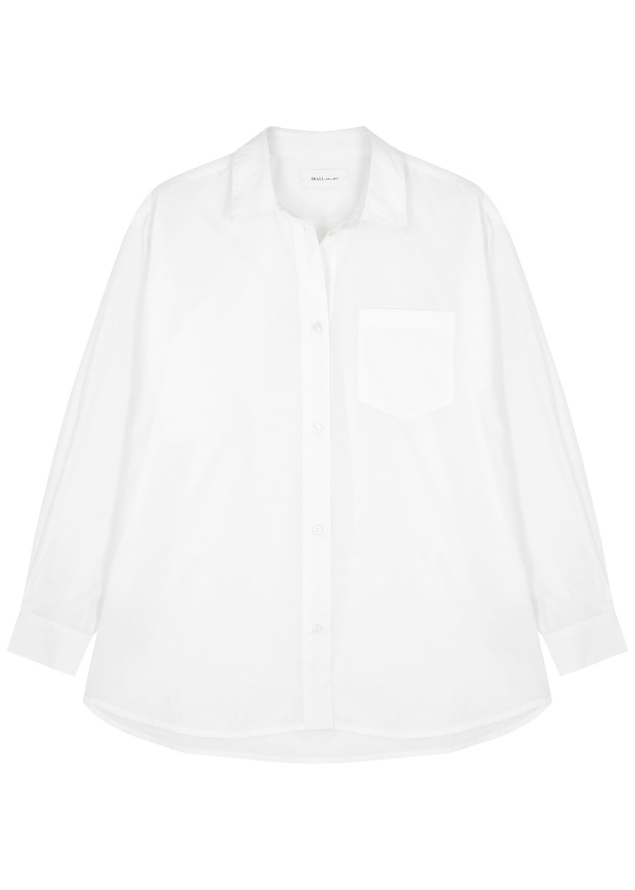 Skall Studio Edgar Cotton Shirt In White