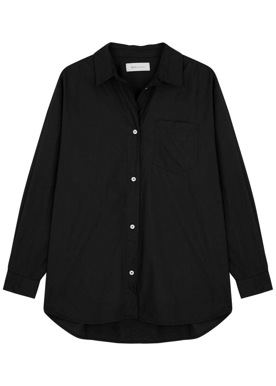 Skall Studio Edgar Cotton Shirt In Black