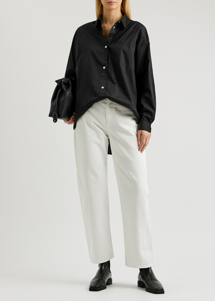 Skall Studio Edgar Cotton Shirt In Black