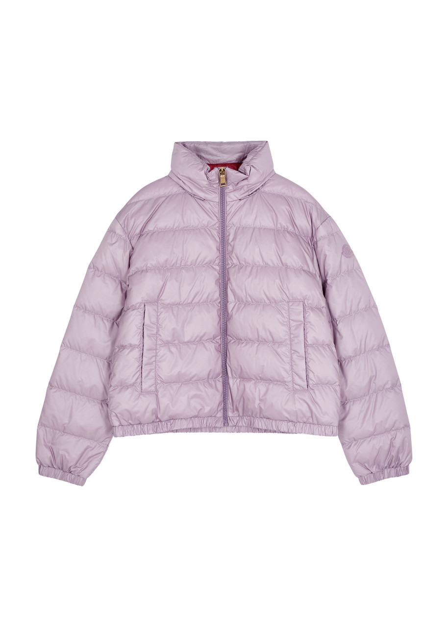 Moncler Kids Musa Quilted Shell Jacket (12-14 Years) In Pink